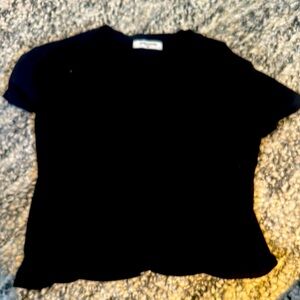 perfectwhitetee black t-shirt / women’s size XS